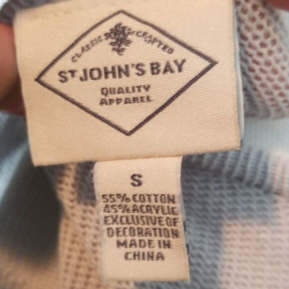 💸 3/12$-St John's Bay, floral knit bell sleeve sweater - Picture 8 of 8